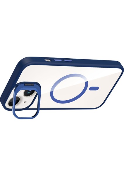 Apple iPhone 13 Kılıf Standlı ve Kamera Lens Hediyeli M-Safe Şarj Özellikli Etro Kapak modelleri