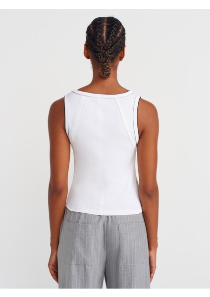 21087 Kontrast Fitilli Atlet-Beyaz fiyatları