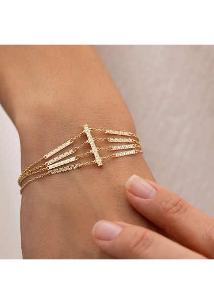 Italyan Tasarım Altın Bileklik