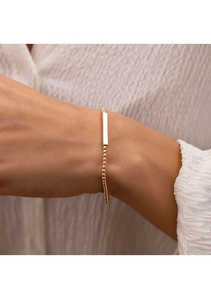 Tırnak Çakısı Unisex Altın Bileklik fiyatları