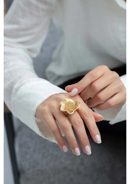 Italyan Flowe Altın Yüzük modelleri