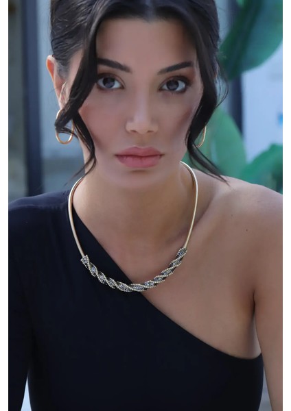 Italyan Altın Dorika Gerdanlık Kolye modelleri