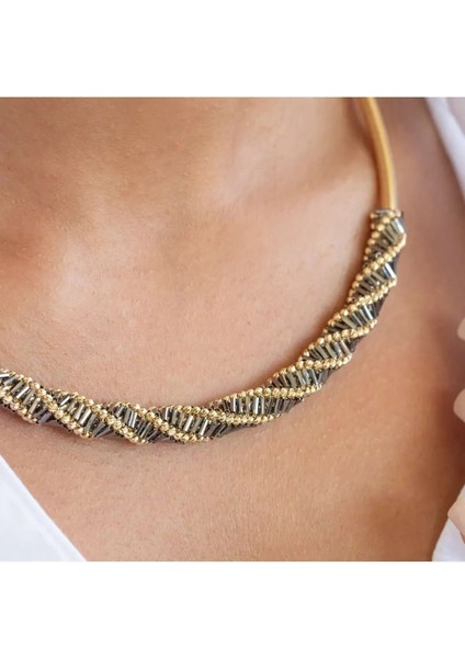 Italyan Altın Dorika Gerdanlık Kolye