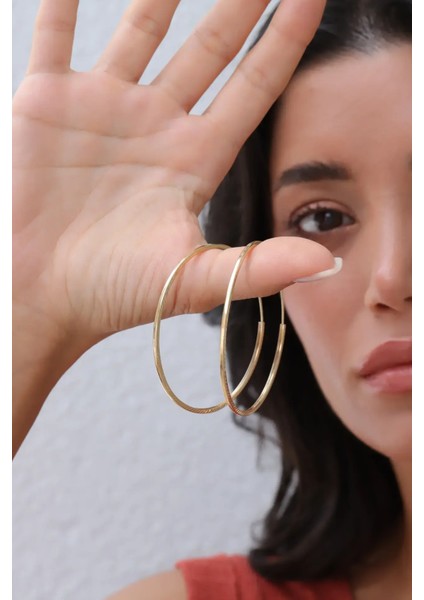 Mega Halka Altın Küpe indirimleri