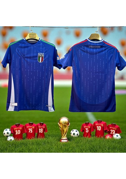 Italya Milli Takım T-Shirt 2024/25 Sezonu Halı Saha Forması modelleri