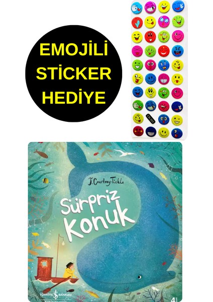 Emojili Sticker Hediye - Okul Öncesi Resimli Kitaplar - Sürpriz Konuk