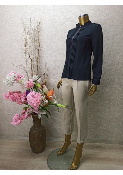 Qys 1044 Bsn Taşlı Gömlek #22-05# fiyatları