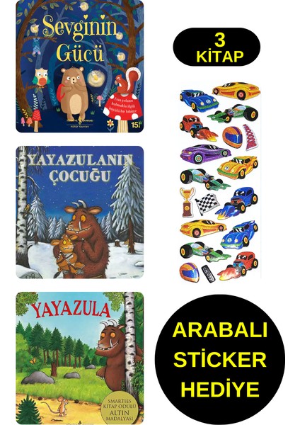 Arabalı Sticker Hediyeli - Okul Öncesi Resimli Kitaplar Masal - Sevginin Gücü - Yayazula ...