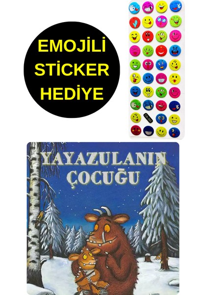 Emojili Sticker Hediye - Okul Öncesi Resimli Kitaplar - Yayazulanın Çocuğu