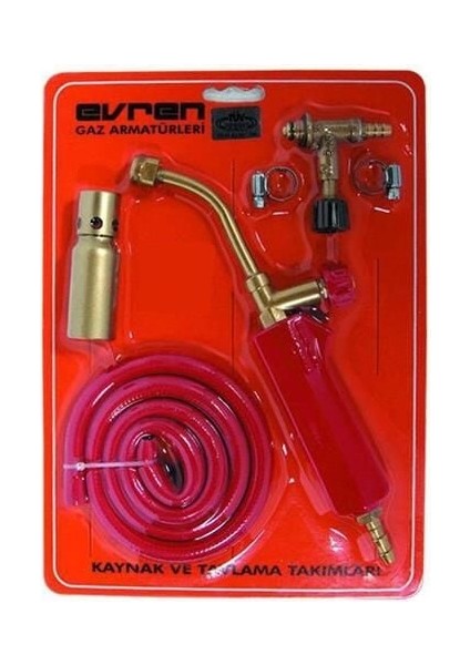 Propan Tutamak 30 mm Hortumlu Takım Evrengaz 301