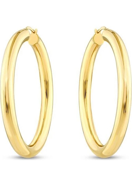 Altın Halka Küpe - Büyük Boy fiyatları