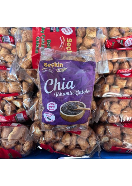 Chia Tohumlu Çıtır Galeta 6'LI