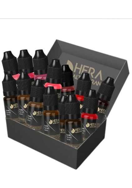 14 Adet 5 ml Kalıcı Makyaj ve Microblading Boyası