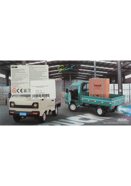 Şarjlı Kumandalı Duman Atan Kamyonet Yeşil modelleri