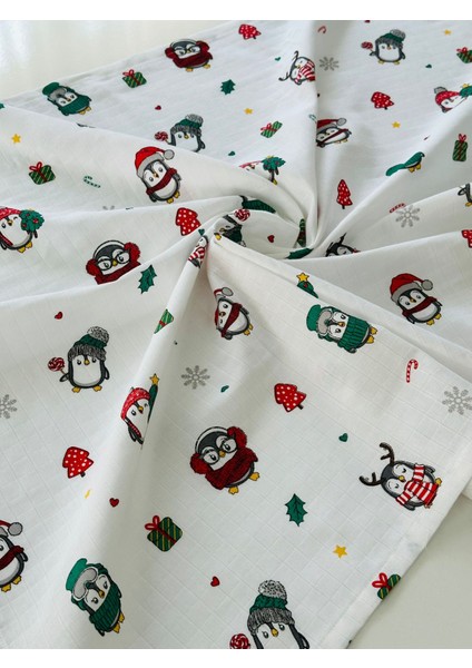 Ftbabycollection %100 Pamuk Müslin Bebek Battaniyesi Oeko-Tex Sertifikalı Müslin Yenidoğan Bebek Battaniyesi 80X90 cm