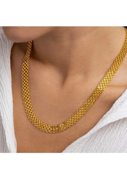 Bismark Kırmızı Altın Zincir