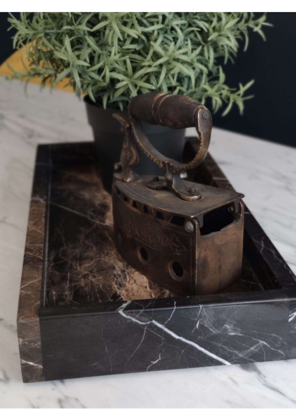 Şık Siyah Mermer Tepsi Sunumluk, Zarif ve Dayanıklı Tasarım modelleri