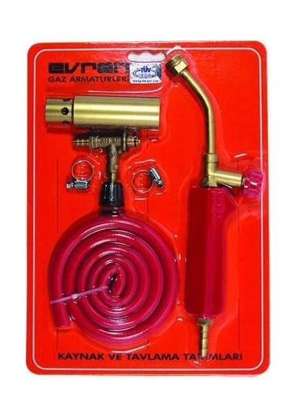 Propan Tutamak 36 mm Hortumlu Takım Evrengaz 302