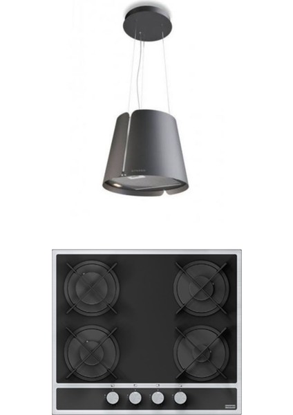 Faber Beat Dg Matt F45 Ada Davlumbaz + Fhma 604 4g ml E Ocak Ankastre Set