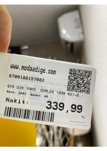 Qys Dik Yaka Gömlek 1008 #21-05# fiyatları