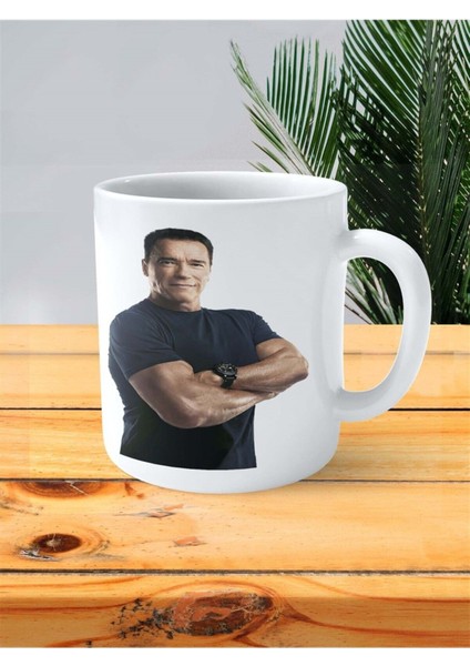 Arnold Schwarzenegger Baskılı Kupa Bardak Kişiye Özel Model 1
