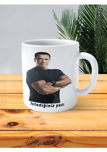 Arnold Schwarzenegger Baskılı Kupa Bardak Kişiye Özel Model 1 fiyatları