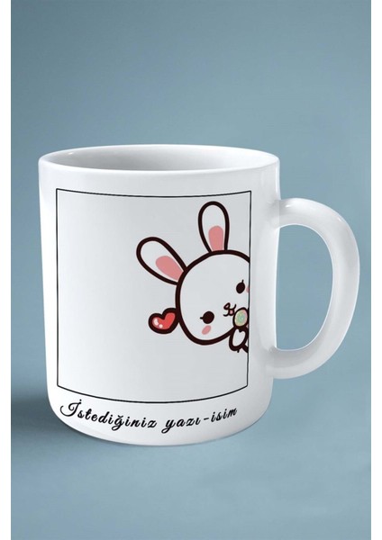 Sevgililer Günü Sevgili Kişiye Özel Baskılı Kupa Bardak Çift Taraflı Baskı Model 125 Şeker fiyatları