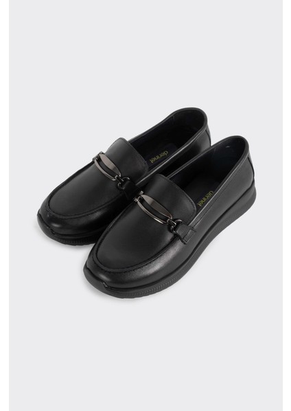 Günlük Hakiki Deri Kadın Tokalı Casual Ayakkabı fiyatları