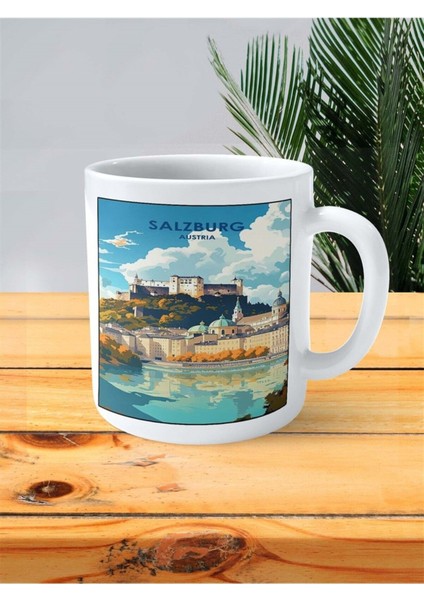 Salzburg Baskılı Kupa Bardak Kişiye Özel Desen