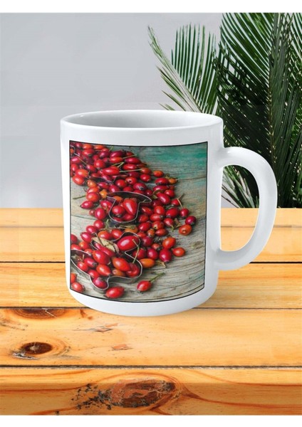 Kuş Burnu Baskılı Kupa Bardak Kişiye Özel Desen 2