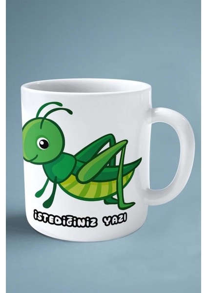 Çekirge Baskılı Kupa Bardak Çift Taraflı Kişiye Özel Model 3 fiyatları