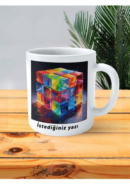 Rubik Baskılı Kupa Bardak Kişiye Özel Desen 2 fiyatları