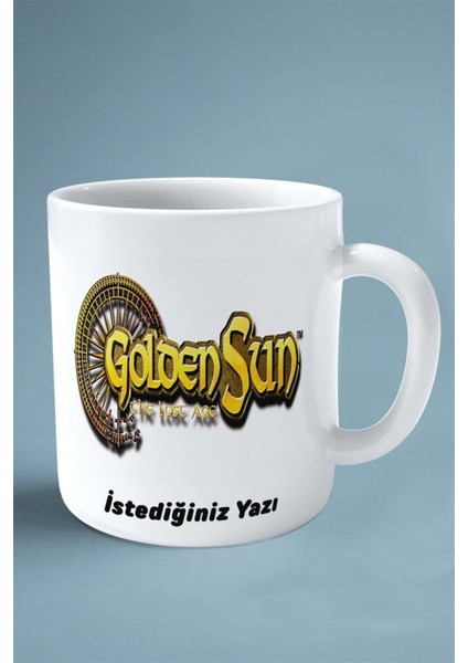 Golden Sun Oyun Baskılı Kupa Bardak Çift Taraflı Baskı Kişiye Özel Beyaz Model 1 fiyatları