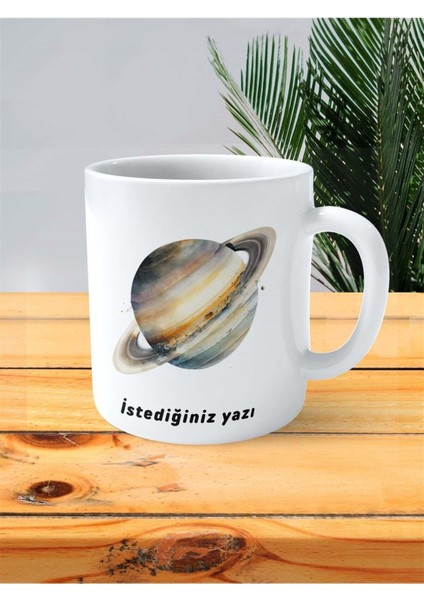 Saturn Baskılı Kupa Bardak Kişiye Özel Model 1 fiyatları