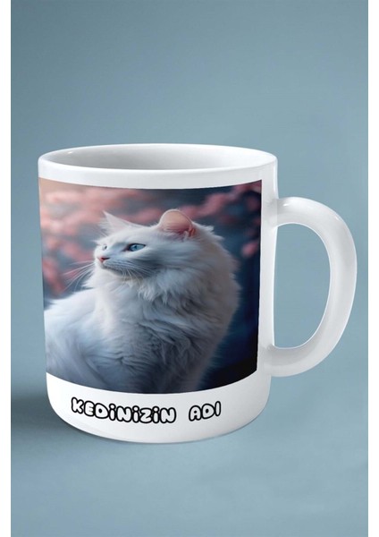 Sibirya Kedisi Kedi Isimli Kişiye Özel Baskılı Kupa Bardak Model 7 fiyatları