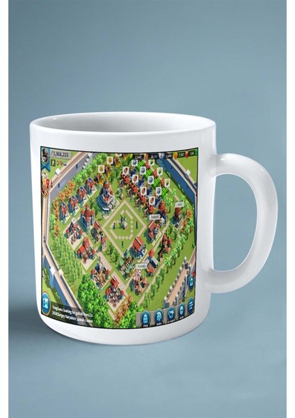 Rise Of Kingdoms Mobil Oyun Baskılı Kupa Bardak Çift Taraflı Baskı Kişiye Özel Model 8