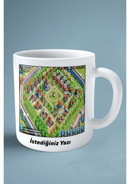 Rise Of Kingdoms Mobil Oyun Baskılı Kupa Bardak Çift Taraflı Baskı Kişiye Özel Model 8 fiyatları