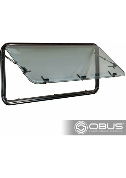 Obus Karavan Berhimi 550 1450 Karavan Penceresi (Amortisörlü) Siyah Çerçeve