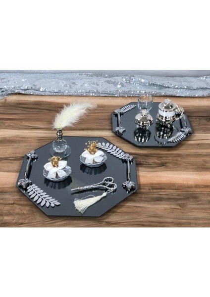 Gümüş Nişan ve Damat Kahvesi Takımı, Şık ve Zarif Set, Özel Anlar Için Ideal.