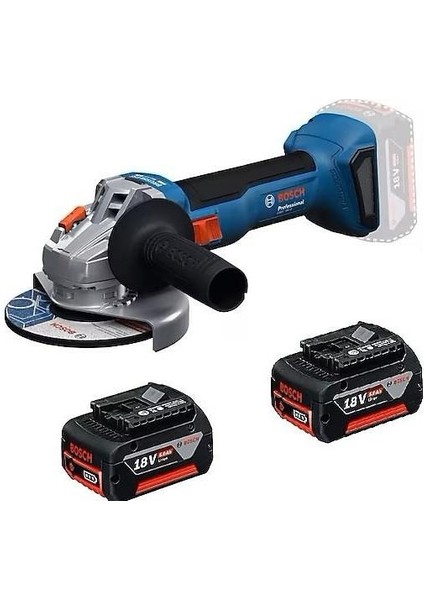 Gws 18V-8 Çift Akülü 4 Ah Taşlama Makinesi