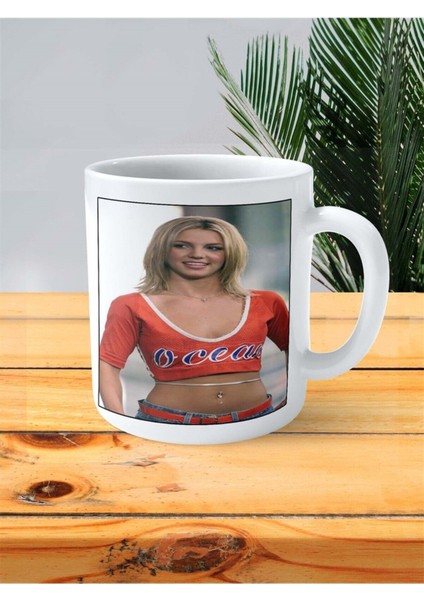 Britney Spears Baskılı Kupa Bardak Kişiye Özel Desen 1