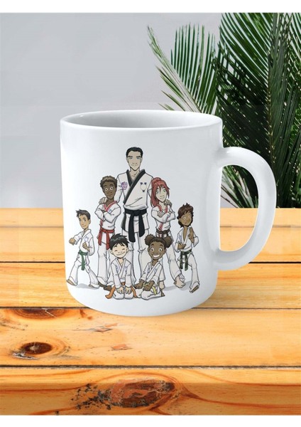 Taekwondo Tekvando Baskılı Kupa Bardak Kişiye Özel Model 8