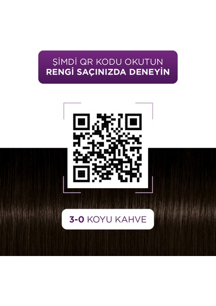 Göz Alıcı Renkler 3-0 Koyu Kahve Pentanol & Besleyici Yağ İçeren Saç Boyası 115 ml fırsatları