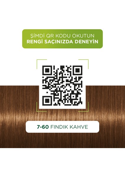 Kalıcı Doğal Renkler 7-60 Fındık Kahve Goji Berry Özü Saç Boyası fırsatları