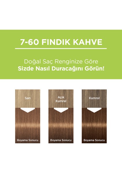 Kalıcı Doğal Renkler 7-60 Fındık Kahve Goji Berry Özü Saç Boyası indirimleri