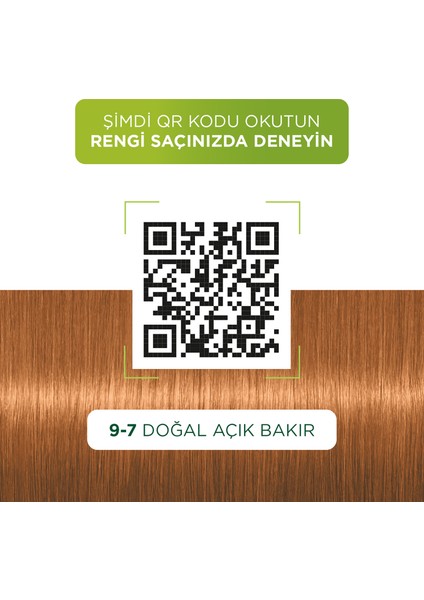 Kalıcı Doğal Renkler 9-7 Doğal Açık Bakır Goji Berry Özü Saç Boyası fırsatları
