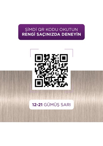 12-21 Gümüş Sarı Saç Boyası fırsatları