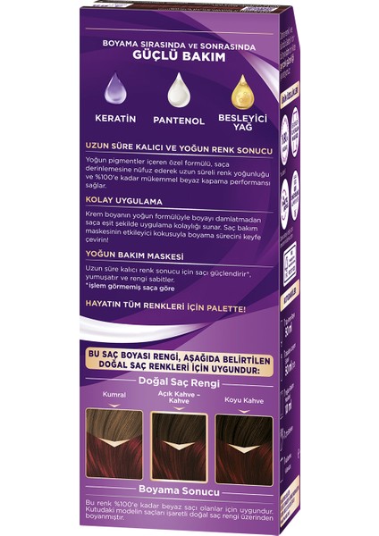 Saç Boyası 4-88 Koyu Kızıl Saç Boyası modelleri