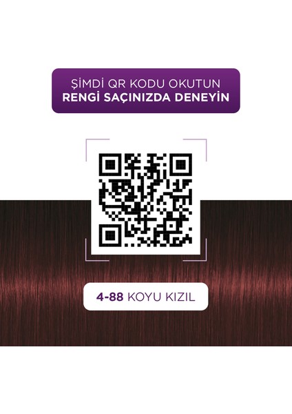 Saç Boyası 4-88 Koyu Kızıl Saç Boyası fırsatları