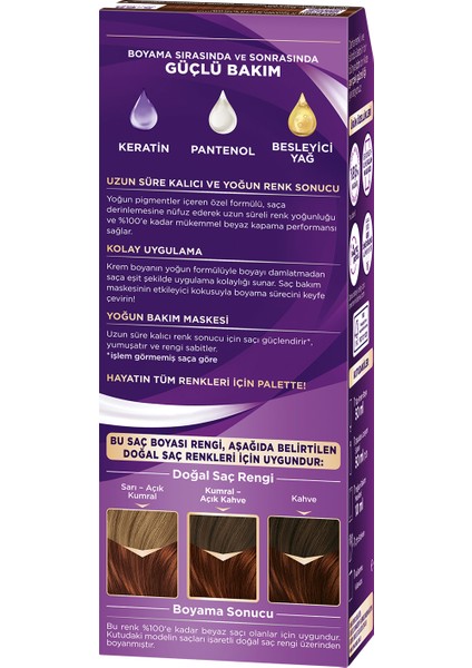 Saç Boyası 5-68 Kestane Saç Boyası modelleri